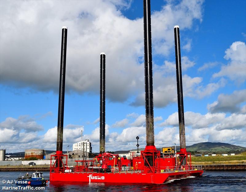 aran250 (Dredging or UW ops) - IMO , MMSI 235082912, Call Sign 2DXZ7 under the flag of United Kingdom (UK)