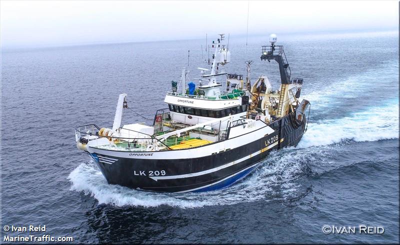 opportune (Fishing Vessel) - IMO , MMSI 235799000, Call Sign MYDN6 under the flag of United Kingdom (UK)