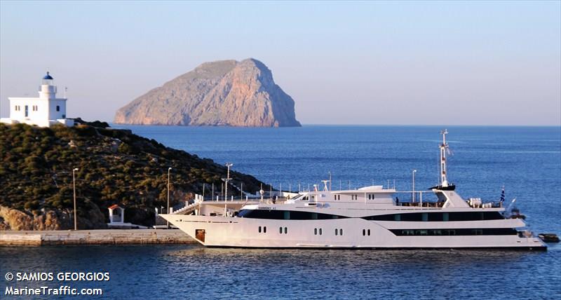 harmony v (Passenger (Cruise) Ship) - IMO 8620583, MMSI 240937000, Call Sign SX8327 under the flag of Greece