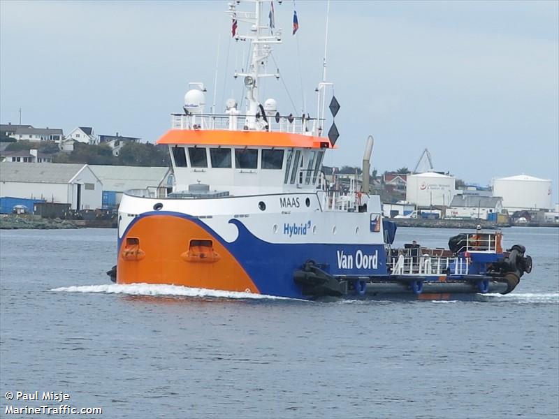 maas (Dredger) - IMO 9904948, MMSI 246259000, Call Sign PDTY under the flag of Netherlands