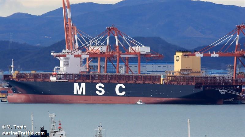 msc orion (Container Ship) - IMO 9857157, MMSI 255806339, Call Sign CQEB8 under the flag of Madeira
