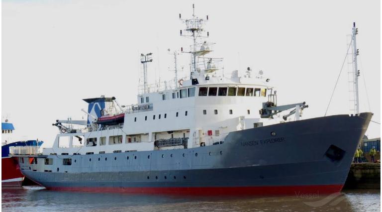 nansen explorer (Research Vessel) - IMO 8118994, MMSI 257690000, Call Sign LALU8 under the flag of Norway