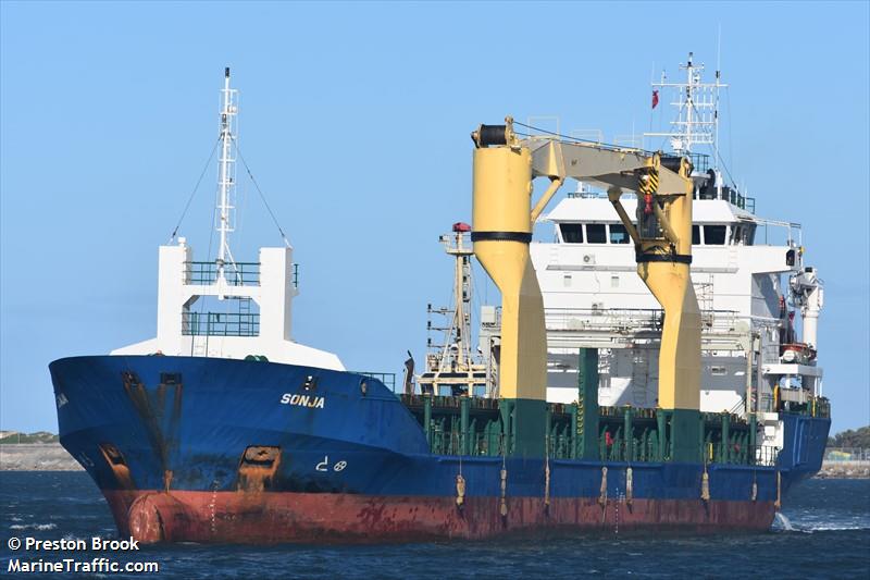 monika (General Cargo Ship) - IMO 9344370, MMSI 305089000, Call Sign V2CR8 under the flag of Antigua & Barbuda