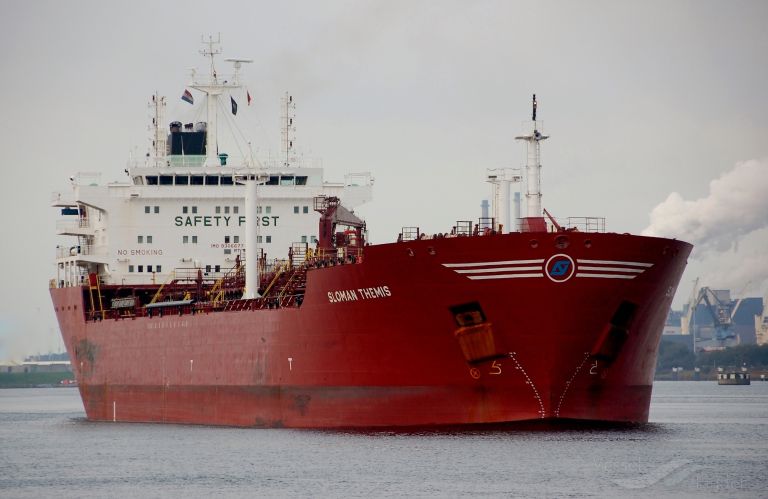 sloman themis (Oil Products Tanker) - IMO 9306677, MMSI 305485000, Call Sign V2HJ8 under the flag of Antigua & Barbuda