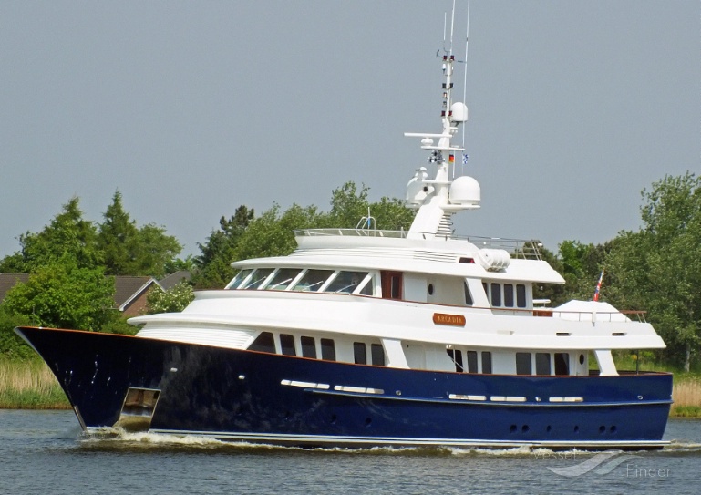 arcadia (Yacht) - IMO 1008451, MMSI 319030600, Call Sign ZCOV7 under the flag of Cayman Islands