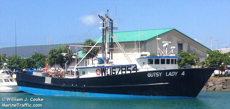 gutsy lady 4 (Fishing Vessel) - IMO 8970469, MMSI 367571490, Call Sign WDG7854 under the flag of United States (USA)