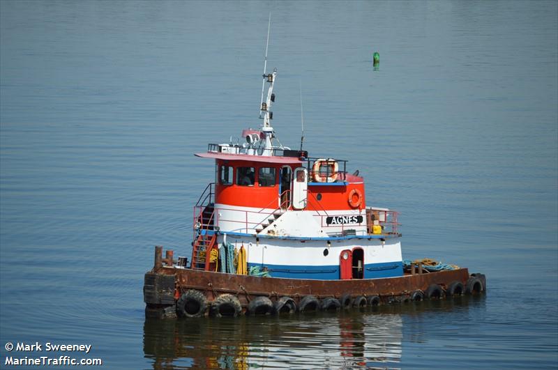 agnes (Tug) - IMO , MMSI 367672850, Call Sign WDH9915 under the flag of United States (USA)