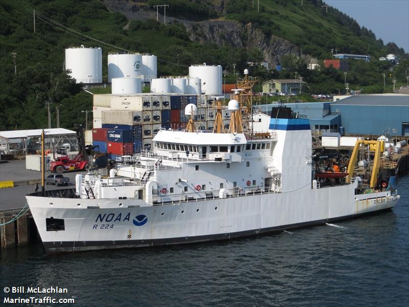 oscar dyson noaa (Fishing Support Vessel) - IMO 9270335, MMSI 368926382, Call Sign WTEP under the flag of United States (USA)