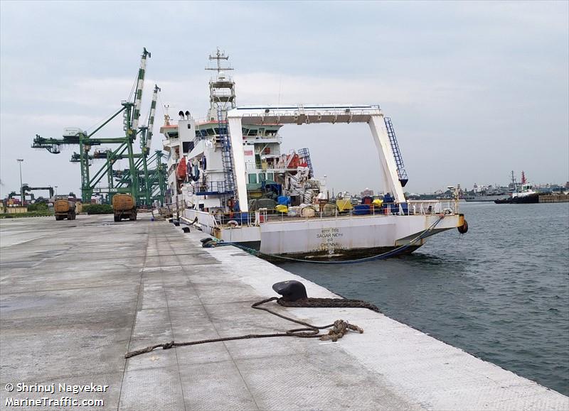 sagar nidhi (Research Vessel) - IMO 9384485, MMSI 419683000, Call Sign AUCE under the flag of India