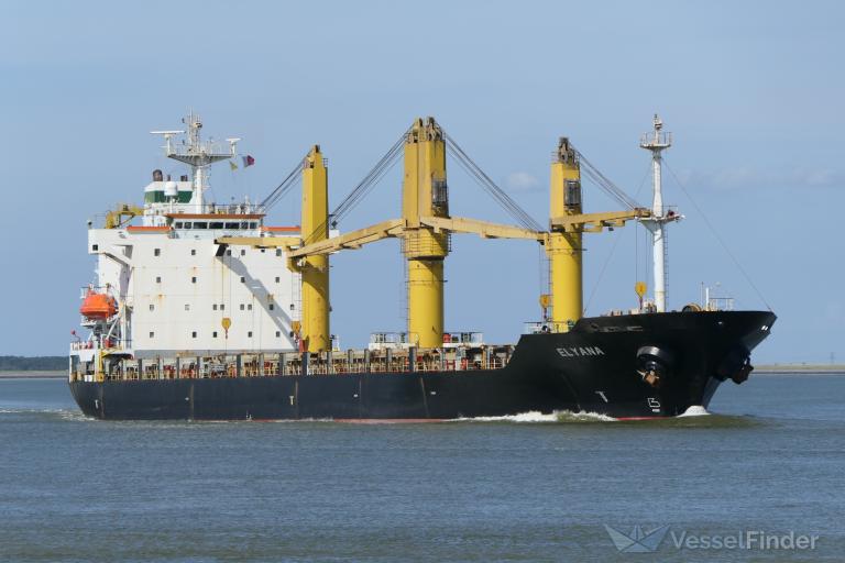 elyana (General Cargo Ship) - IMO 9165827, MMSI 422038600, Call Sign EPBY9 under the flag of Iran