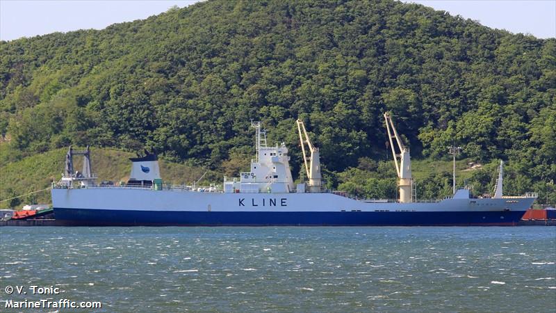 k line 3 (Ro-Ro Cargo Ship) - IMO 9221255, MMSI 440013300 under the flag of Korea