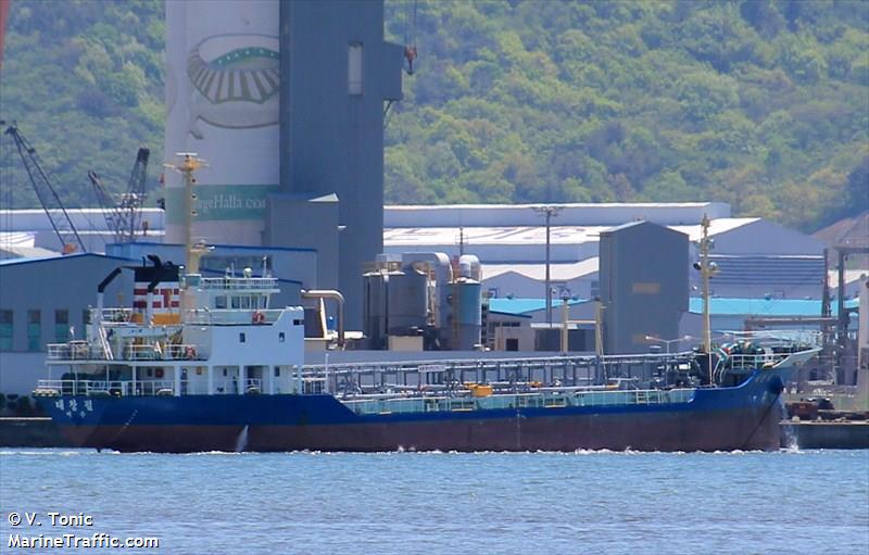 taechang pearl (Oil Products Tanker) - IMO 9135341, MMSI 440315060, Call Sign 095662 under the flag of Korea
