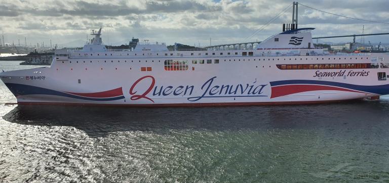 queen jenuvia (Passenger/Ro-Ro Cargo Ship) - IMO 9867475, MMSI 440702840, Call Sign 600QNJA under the flag of Korea