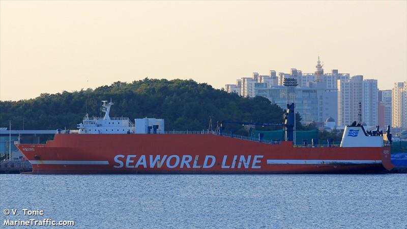 seaworld marine (Ro-Ro Cargo Ship) - IMO 9146871, MMSI 441963000, Call Sign D8AA under the flag of Korea