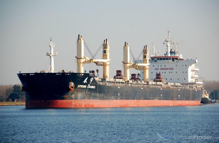 spring cosmos (Bulk Carrier) - IMO 9666027, MMSI 477698900, Call Sign VRNQ3 under the flag of Hong Kong
