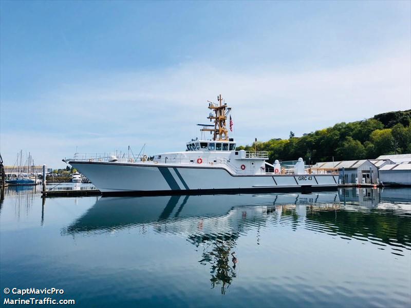 solution (Patrol Vessel) - IMO 9609809, MMSI 518100623, Call Sign E5U3537 under the flag of Cook Islands