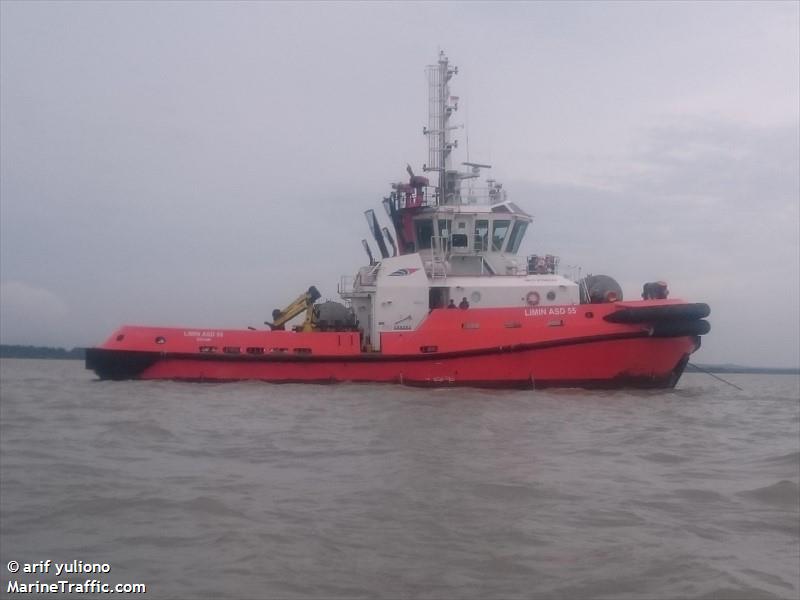 limin asd 55 (Tug) - IMO 9756523, MMSI 525007416, Call Sign YBLM2 under the flag of Indonesia