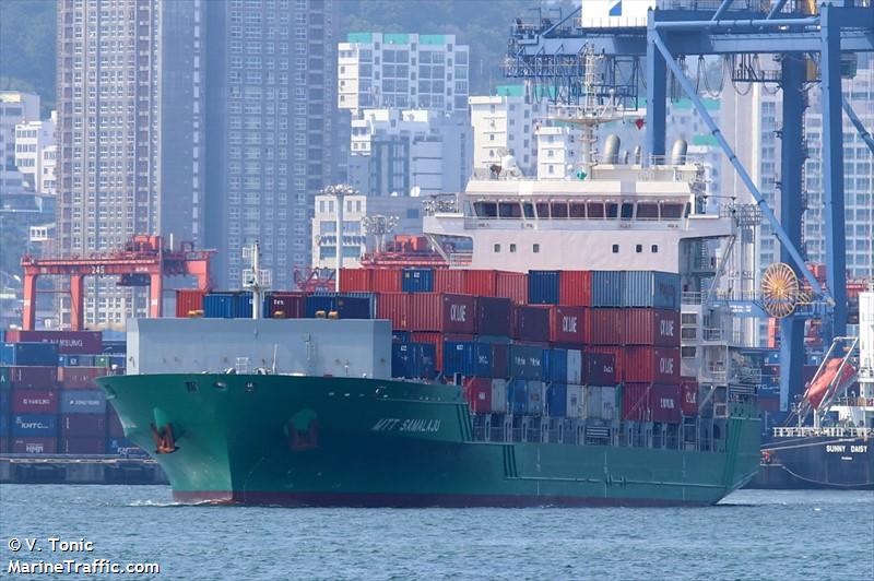 mtt samalaju (Container Ship) - IMO 9813864, MMSI 533132065, Call Sign 9M2372 under the flag of Malaysia