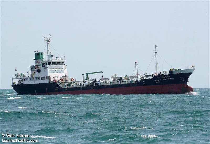 mt.kanok muthalong (Oil Products Tanker) - IMO 9057836, MMSI 567000519, Call Sign HSB5339 under the flag of Thailand
