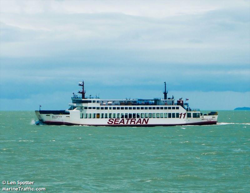 seatran ferry 11 (Passenger ship) - IMO , MMSI 567001641, Call Sign HSB6580 under the flag of Thailand