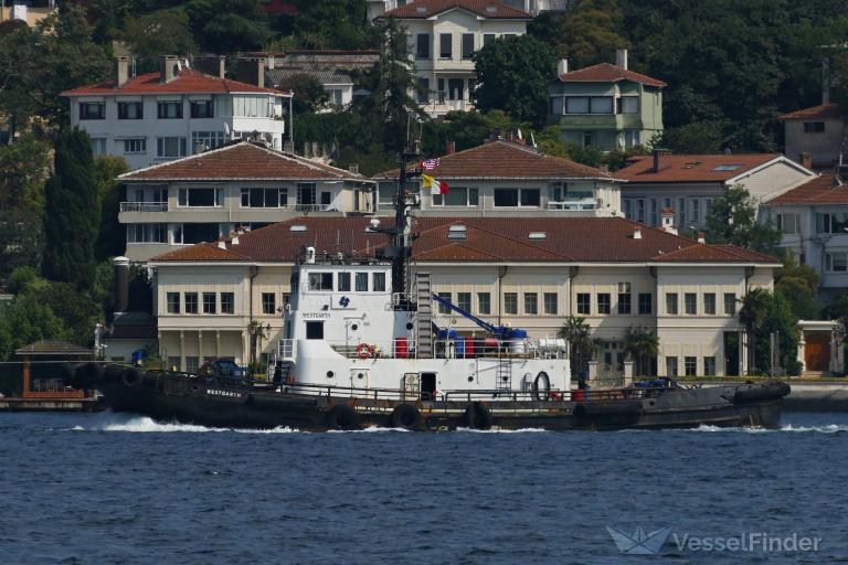 westgarth (Tug) - IMO 8303642, MMSI 636017595, Call Sign D5LT5 under the flag of Liberia