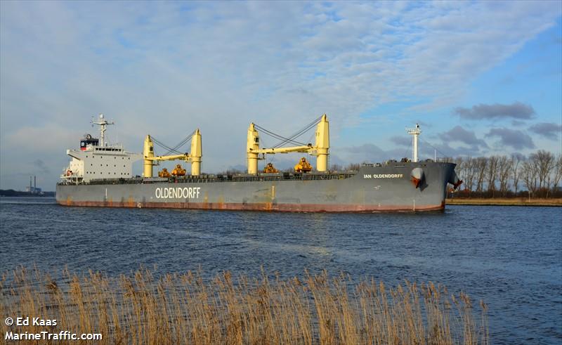 jan oldendorff (Bulk Carrier) - IMO 9839820, MMSI 636020281, Call Sign D5YM9 under the flag of Liberia