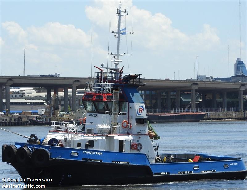 conquistador (Tug) - IMO 9287522, MMSI 701000554, Call Sign LW5604 under the flag of Argentina