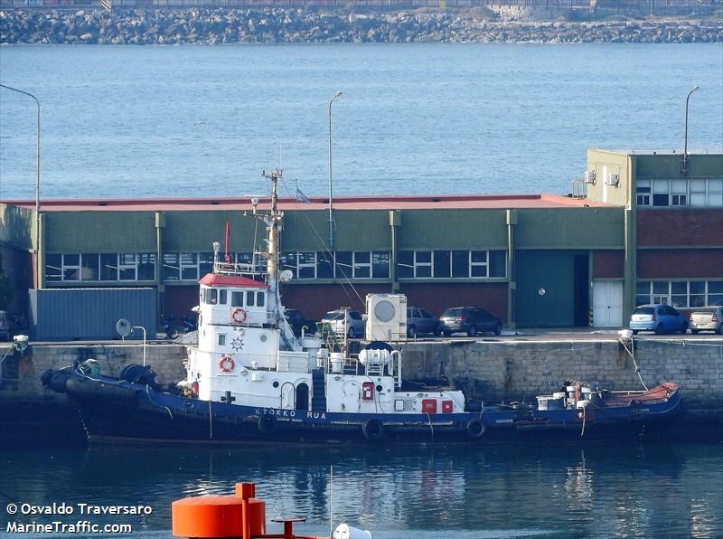 kyokko rua (Tug) - IMO 7321142, MMSI 701006194, Call Sign  LW8163 under the flag of Argentina