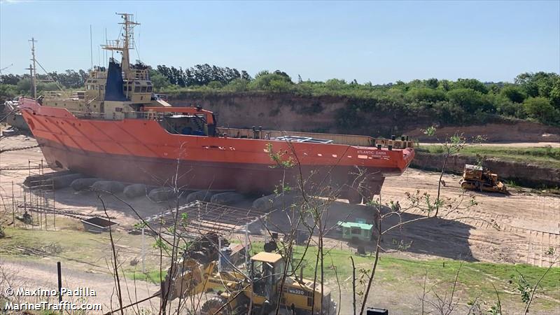 atlantic dama (Offshore Tug/Supply Ship) - IMO 7382421, MMSI 701033000, Call Sign SSD under the flag of Argentina