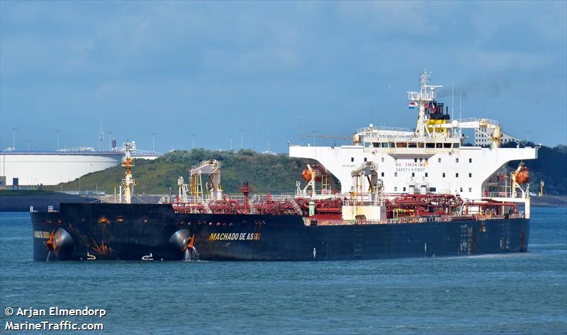 machado de assis (Crude Oil Tanker) - IMO 9453872, MMSI 710029870, Call Sign PPBC under the flag of Brazil