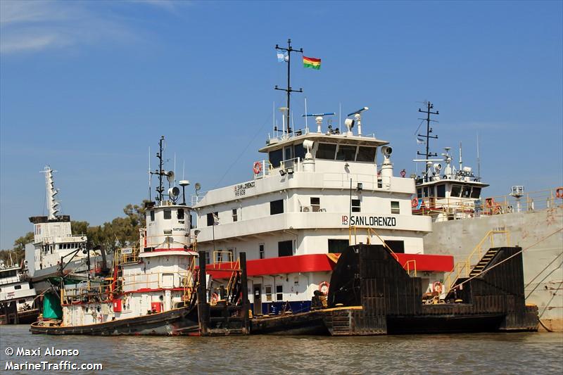 ib san lorenzo (Tug) - IMO , MMSI 720767000, Call Sign CPY2394 under the flag of Bolivia