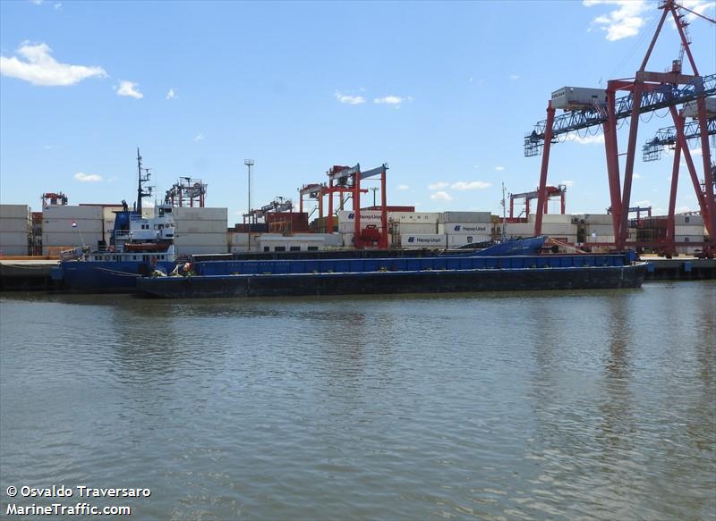 reina del parana (Cargo ship) - IMO , MMSI 755002436, Call Sign ZPJT under the flag of Paraguay