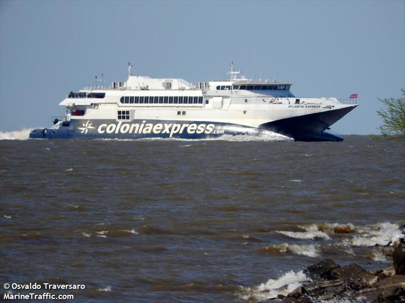 atlantic express (Passenger/Ro-Ro Cargo Ship) - IMO 8919506, MMSI 770576342, Call Sign CXEI under the flag of Uruguay
