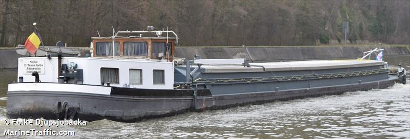 nellie (Cargo ship) - IMO , MMSI 205340790, Call Sign OT3407 under the flag of Belgium