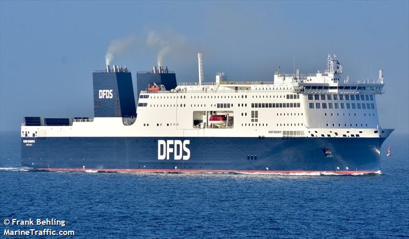 aura seaways (Passenger/Ro-Ro Cargo Ship) - IMO 9851036, MMSI 219028116, Call Sign OXFN2 under the flag of Denmark