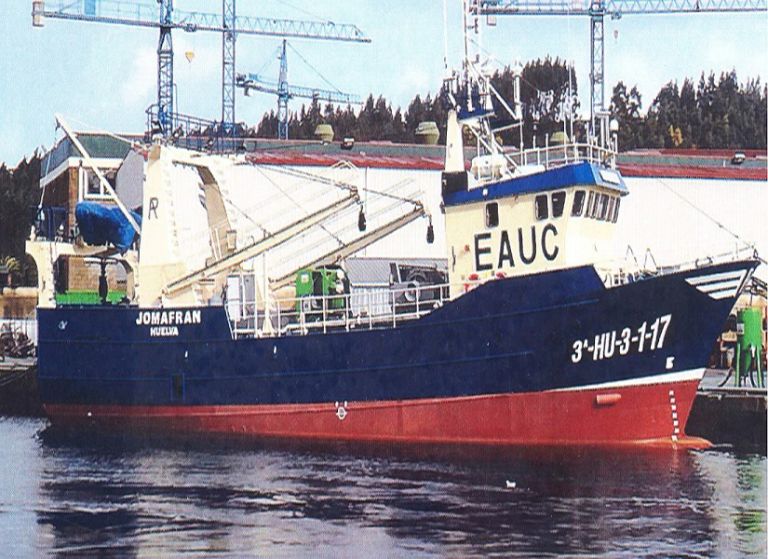 jomafran (Fishing Vessel) - IMO 9813890, MMSI 225986769, Call Sign EAUC under the flag of Spain