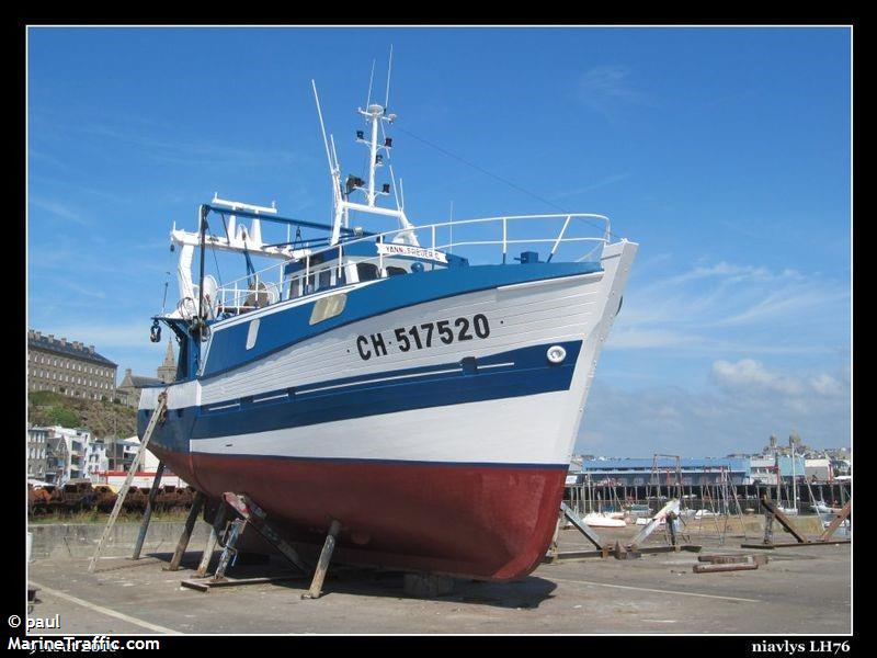 fv yann frederic (Fishing vessel) - IMO , MMSI 226198000, Call Sign FPNR under the flag of France