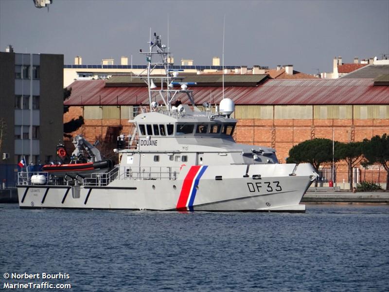 levante df 33 (Law enforcment) - IMO , MMSI 228076800, Call Sign FIZQ under the flag of France