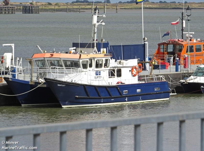 yantlet (Cargo ship) - IMO , MMSI 232004583, Call Sign MSKL9 under the flag of United Kingdom (UK)