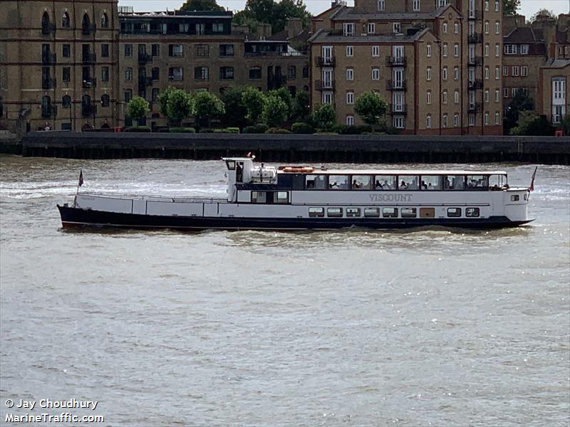 viscount (Passenger ship) - IMO , MMSI 235097195, Call Sign 2GGM3 under the flag of United Kingdom (UK)