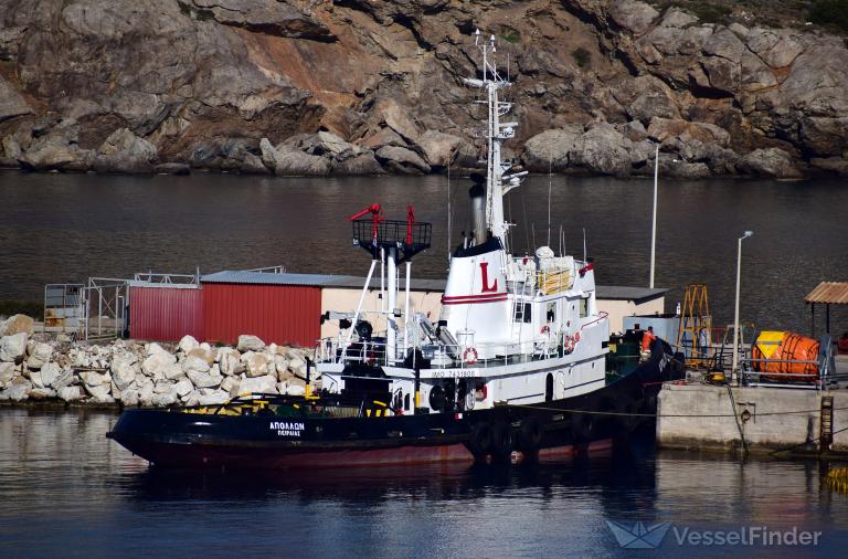 apollon (Tug) - IMO 7431806, MMSI 241049000, Call Sign SVA3600 under the flag of Greece