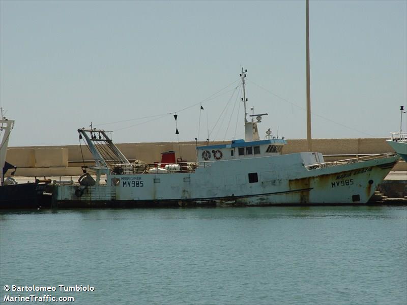 maria grazia (Fishing vessel) - IMO , MMSI 247143620, Call Sign IORM under the flag of Italy