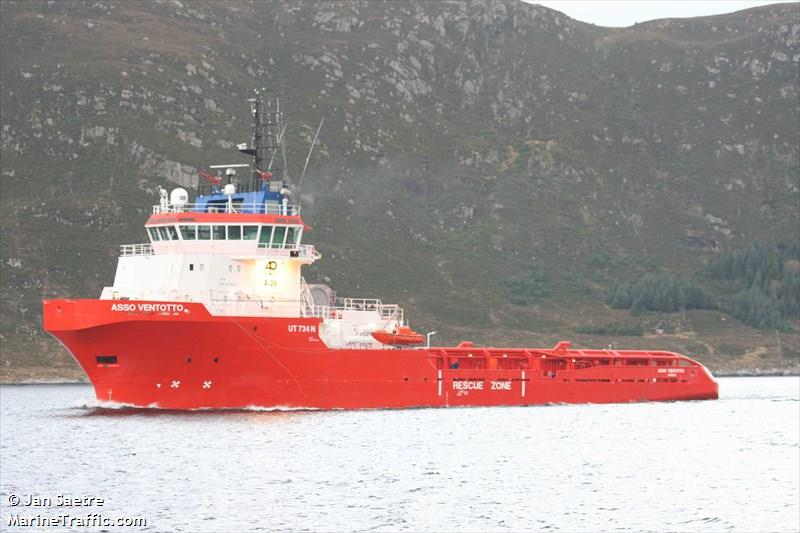 asso ventotto (Offshore Tug/Supply Ship) - IMO 9379416, MMSI 247209300, Call Sign IBYM under the flag of Italy