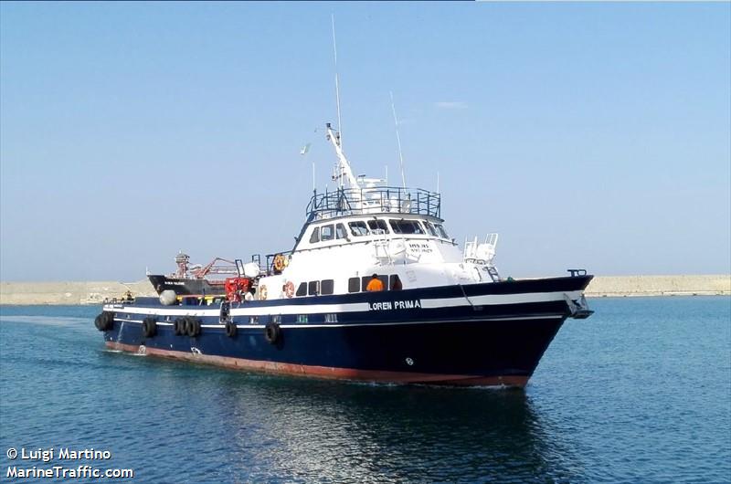 loren prima (Offshore Tug/Supply Ship) - IMO 8973629, MMSI 247360800 under the flag of Italy