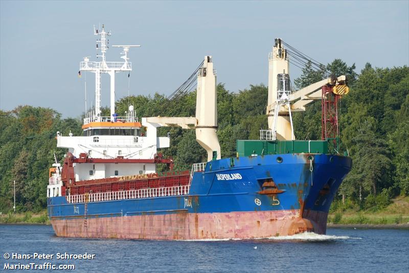 jasperland (General Cargo Ship) - IMO 9519042, MMSI 255806470, Call Sign CQES3 under the flag of Madeira