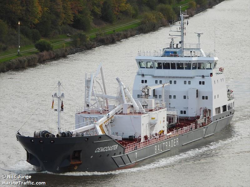 cemcoaster (Cement Carrier) - IMO 9884655, MMSI 255806478, Call Sign CQET3 under the flag of Madeira