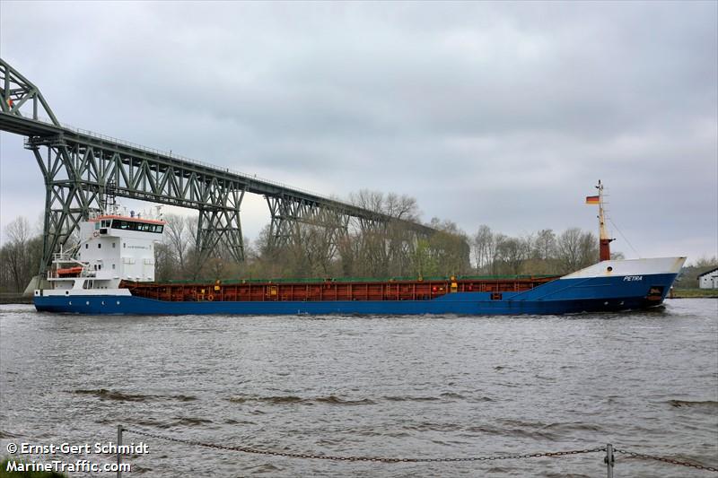 petra (General Cargo Ship) - IMO 9197442, MMSI 255806482, Call Sign CQET7 under the flag of Madeira