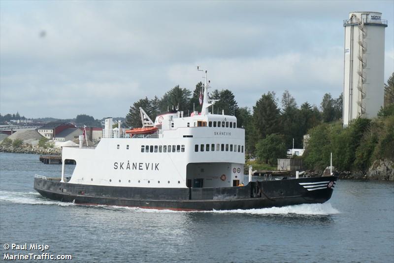 skaanevik (Passenger/Ro-Ro Cargo Ship) - IMO 6714823, MMSI 257370400, Call Sign LLVX under the flag of Norway