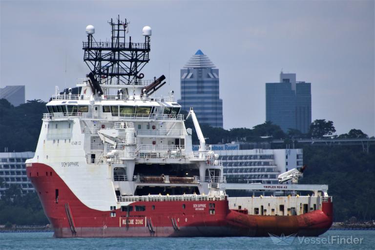 siem sapphire (Offshore Tug/Supply Ship) - IMO 9417696, MMSI 257544000, Call Sign LDTO3 under the flag of Norway