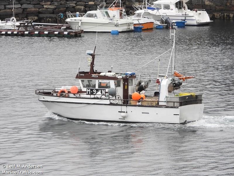 jalla (Fishing vessel) - IMO , MMSI 257660530, Call Sign LA9795 under the flag of Norway
